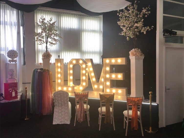 Giant Love Letters Norwich Showroom