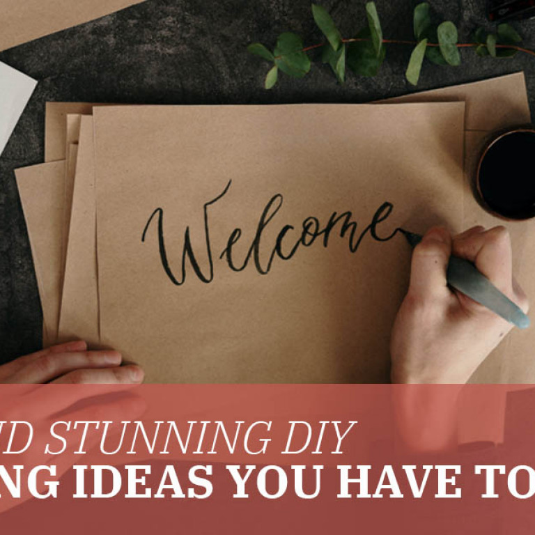 Easy and Stunning DIY Wedding Ideas You Have to Try