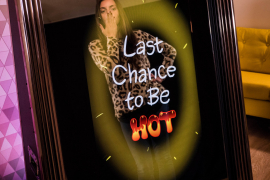 Hot Mirror Booth Graphic